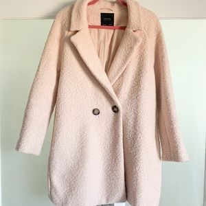 Zara Blush Oversized Peacoat